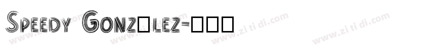 Speedy González字体转换 Speedy González字体转换